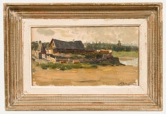 Alexander Vyatkin (1922-2012) - Gerahmtes Ölgemälde, Am Fluss Chusovaya