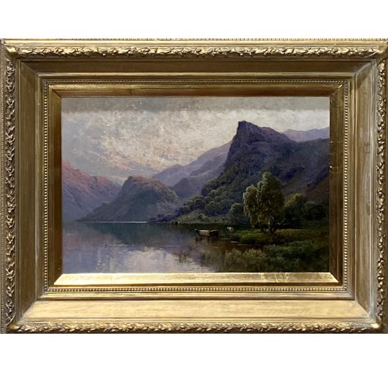 Landscape Painting di  Alfred Fontville de Breanski - Alfred Fontville II De Breanski - Alba a Cumberland