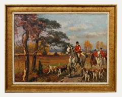 Alfred Stocke (1906-1988) - German School Mid 20th Century Oil, The Hunt
