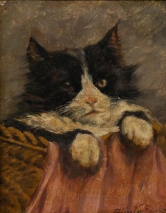 Alice Van Haecht - Framed Early 20th Century Oil, Contentment