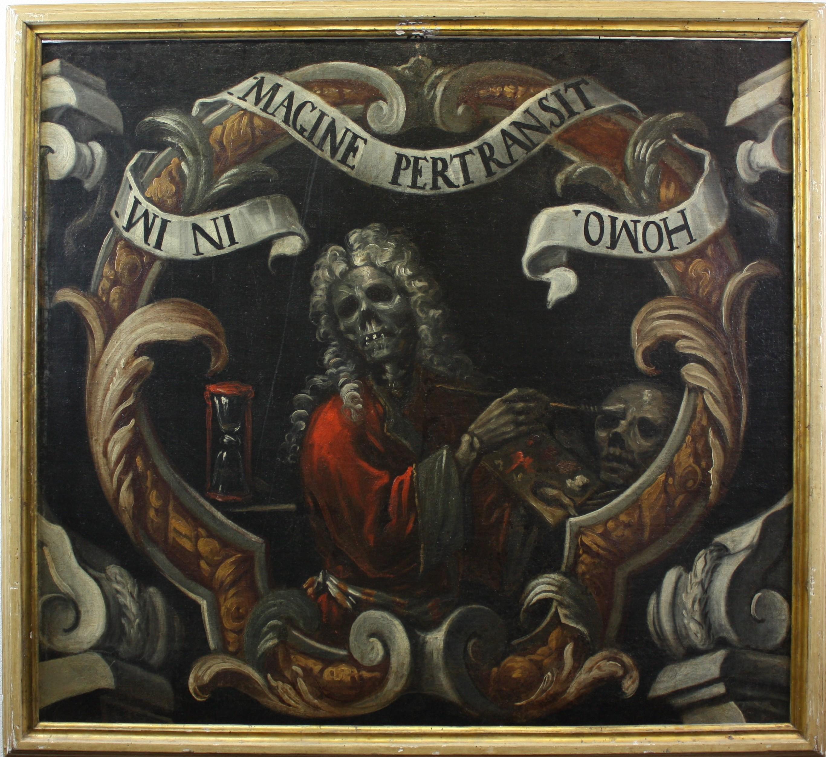 Pareja de cuadros ALLEGORIA DE LA ASTRONOMÍA & ALLEGORIA DE LA PINTURA - Painting de Unknown