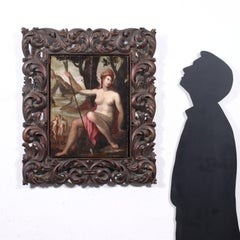 Allegory of America, oil on table, 1500s