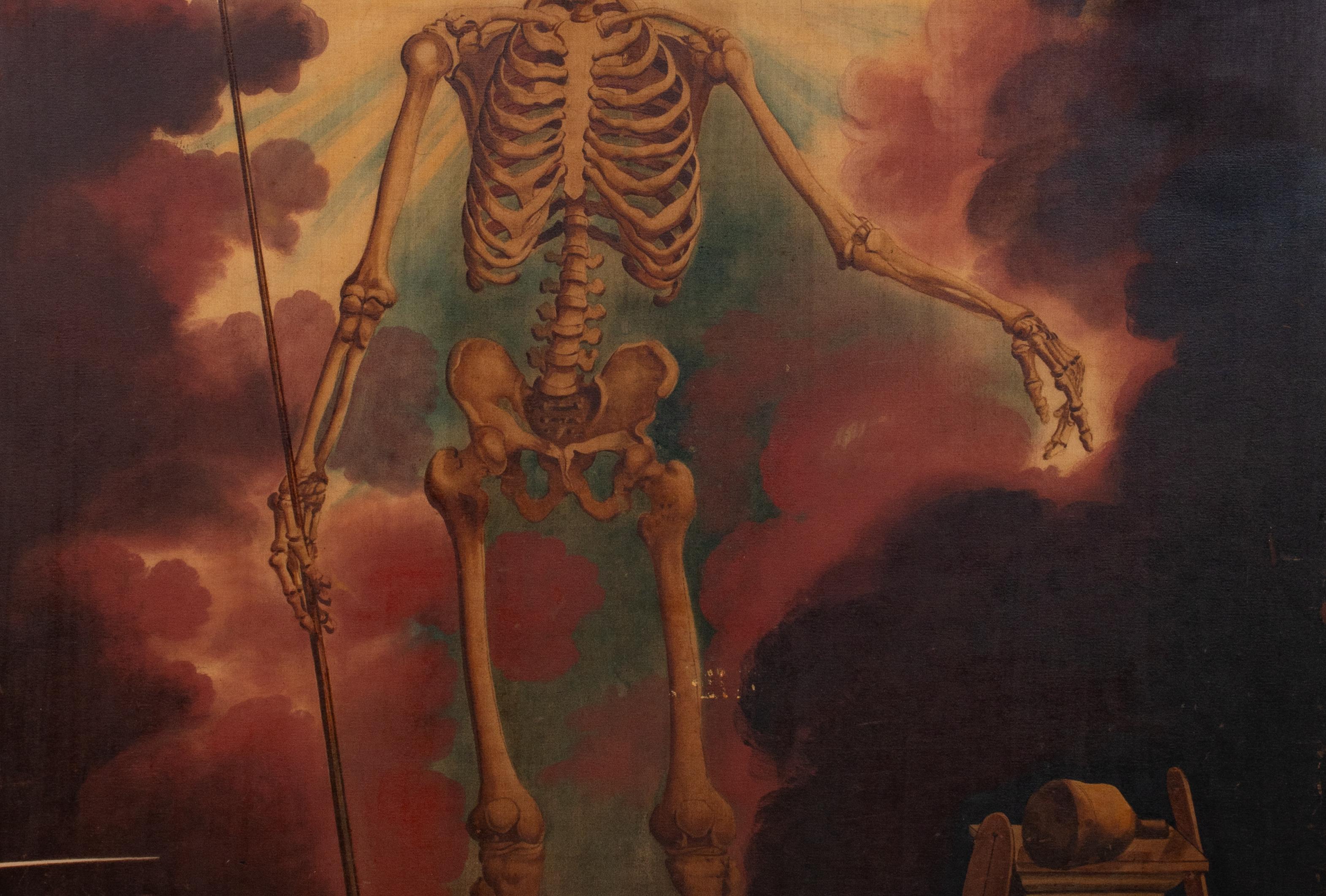 Allegorie des Todes, 19. Jahrhunderts,  Europäische Schule  im Angebot 7