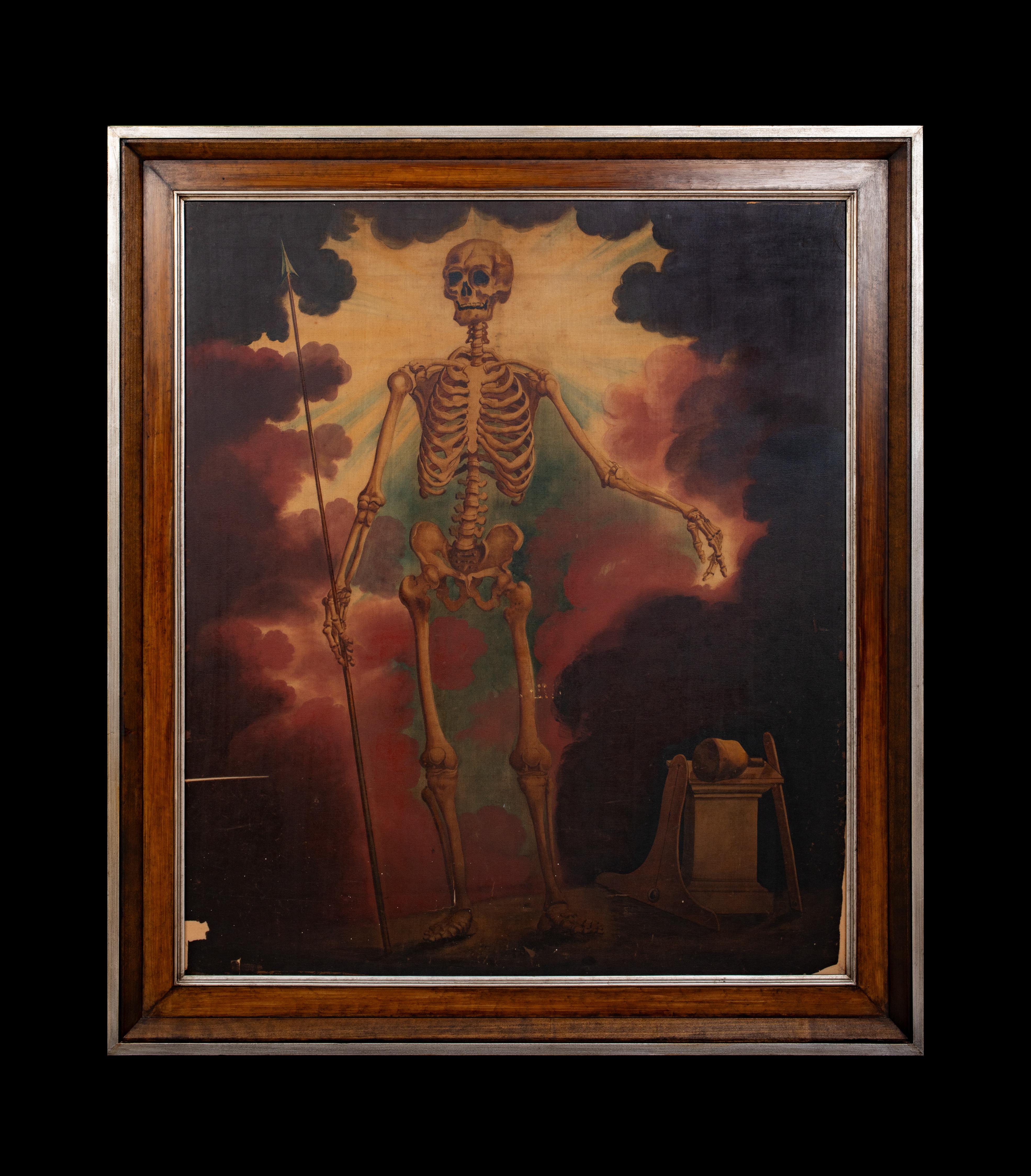 Allegorie des Todes, 19. Jahrhunderts,  Europäische Schule  – Painting von Unknown