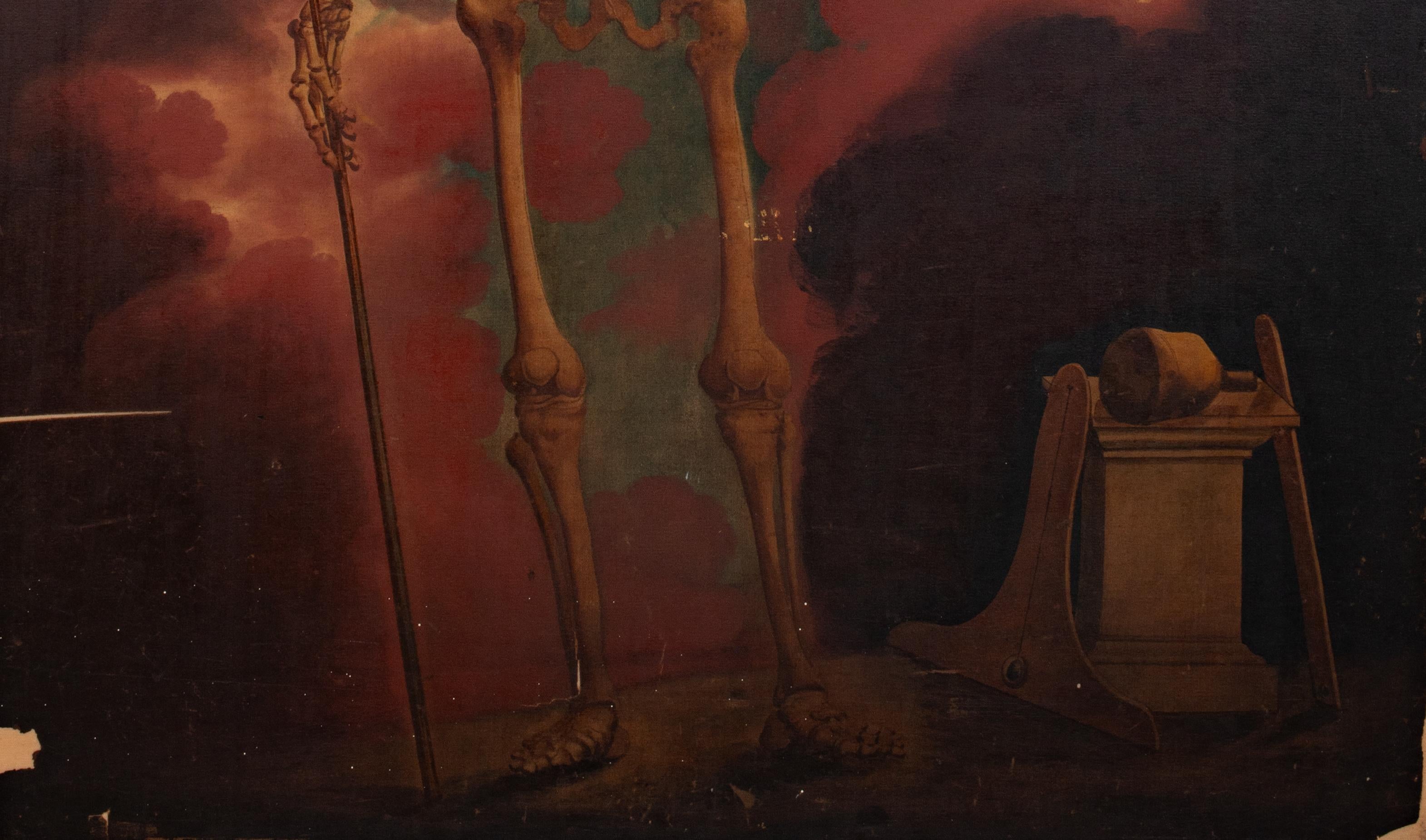 Allegory Of Death, 19th Century,  European School  For Sale 2
