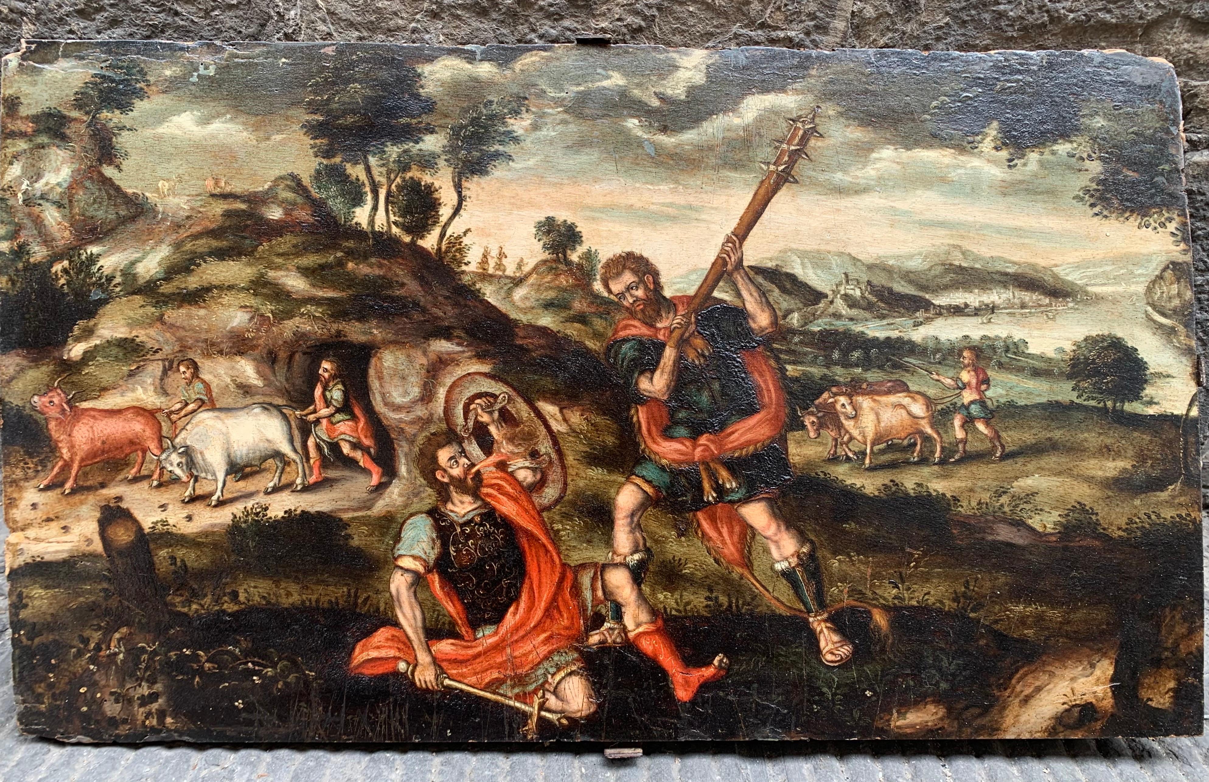 Allegory of Politics, Myth of Hercules and Cacus. Late 16th Century 9