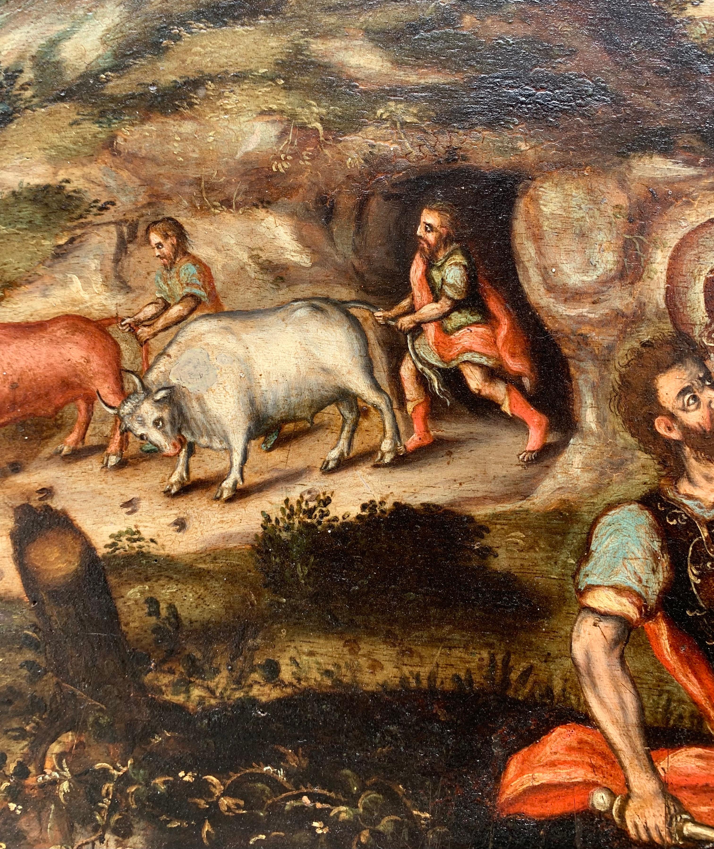 Allegory of Politics, Myth of Hercules and Cacus. Late 16th Century 10