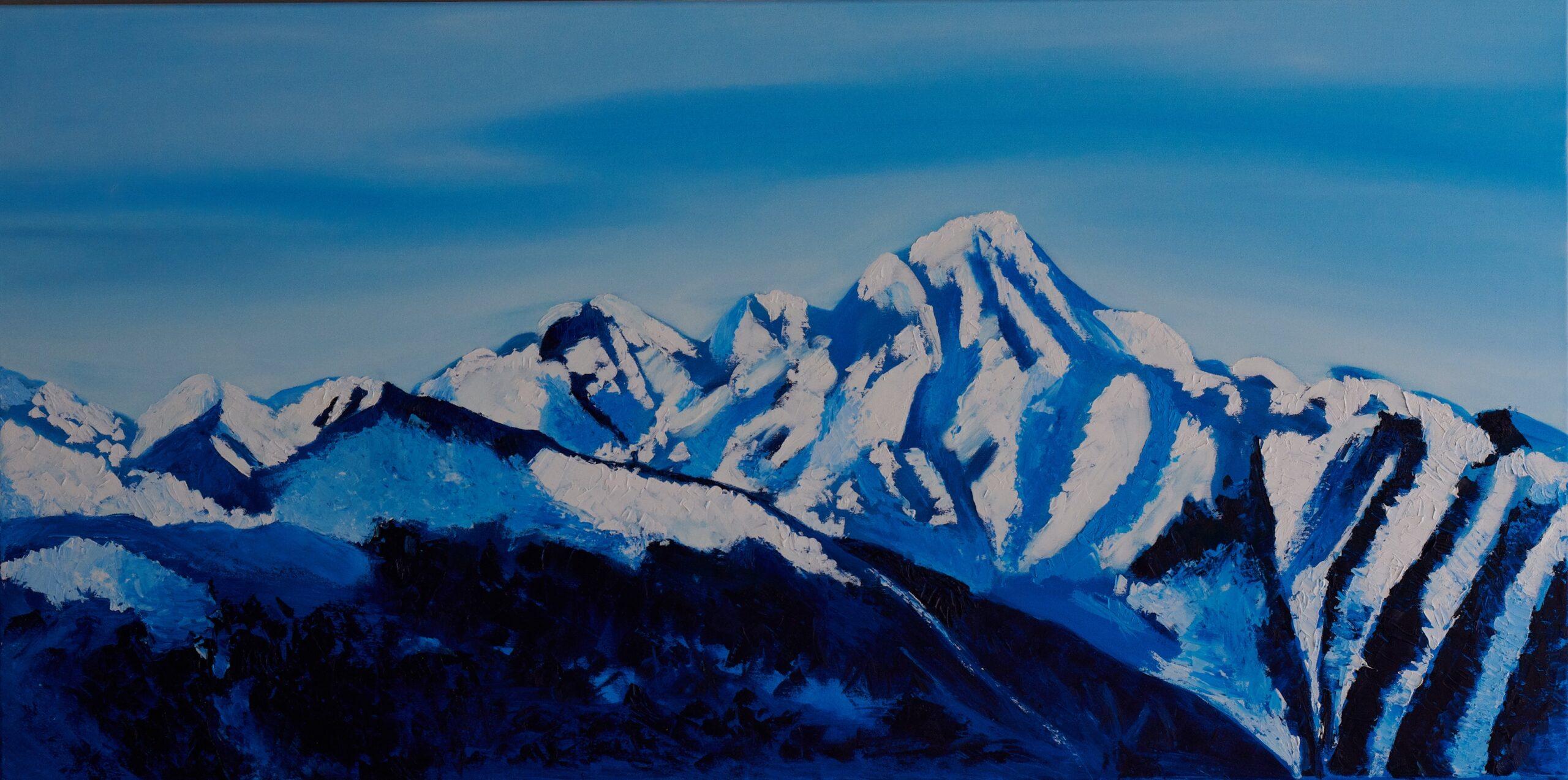 Alpine Renewal by Karolina Rodak - Painting by Unknown
