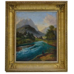 Alpine Summer Scene Alpine Summer Scene