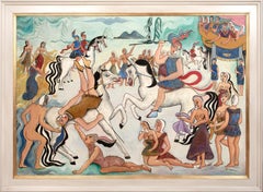 "AMAZONS", circa 1937 by Isobel Françoise Rodmell (1899-1972)