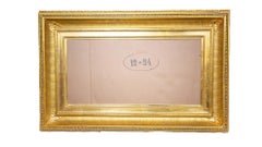 American 1870’s Hudson River Antique Frame Antique Painting Gilt Frame  -12 x 24