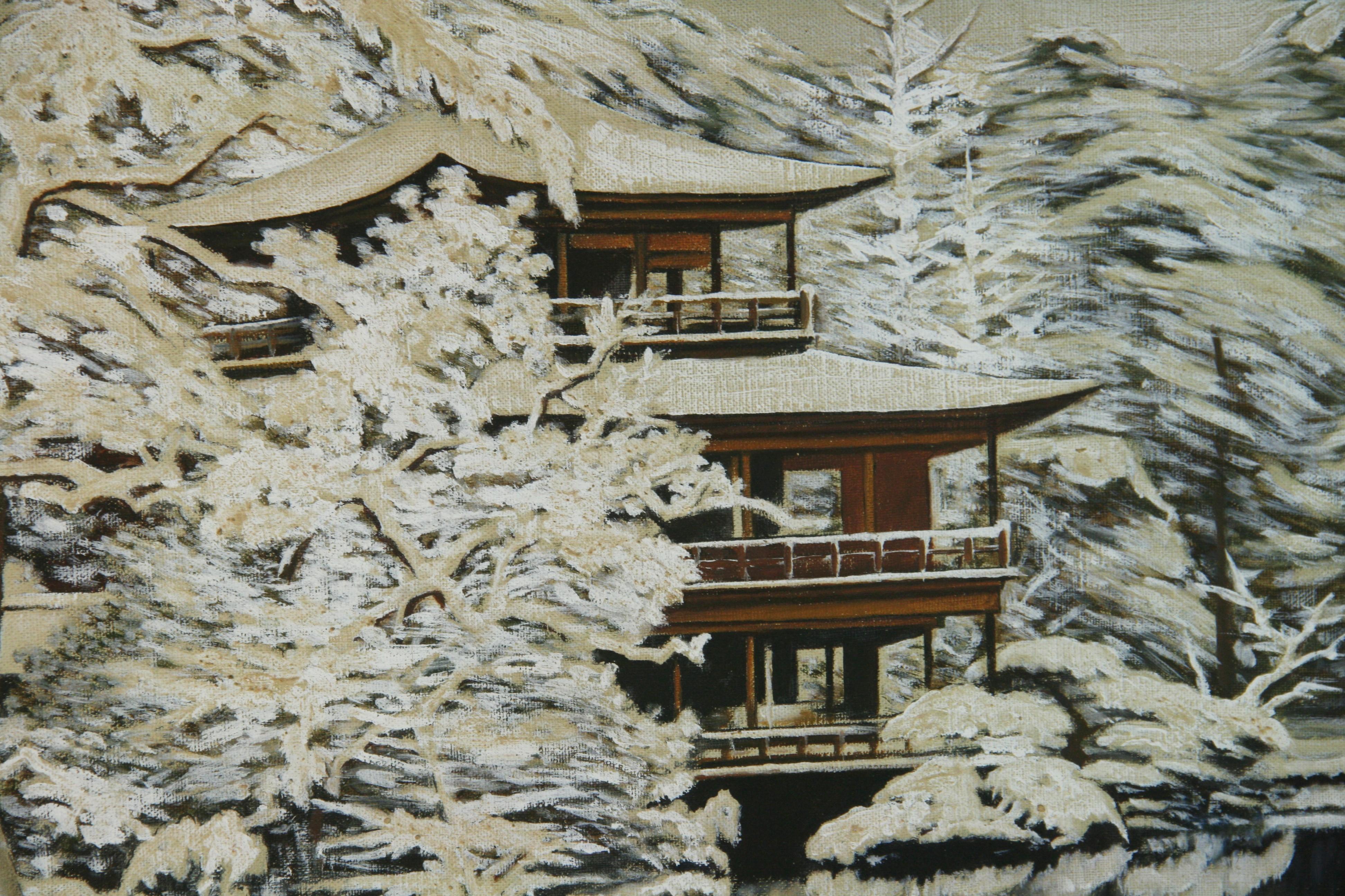5168 Pintura al óleo de un paisaje impresionista americano
Tamaño de la imagen 18x23
Marco dorado