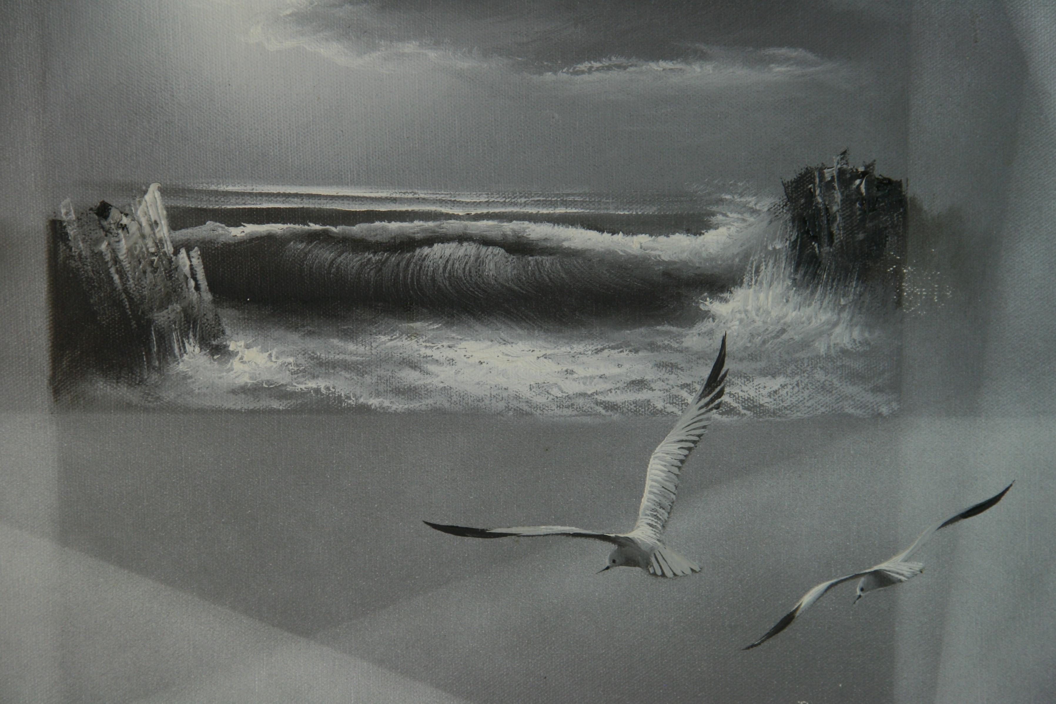 5164 Paysage marin monochrome moderne américain
Taille de l'image 24x19