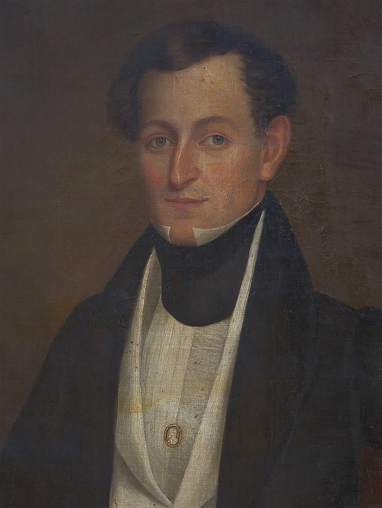 Unknown American Portrait Painting of a Gentleman of the Verplanck