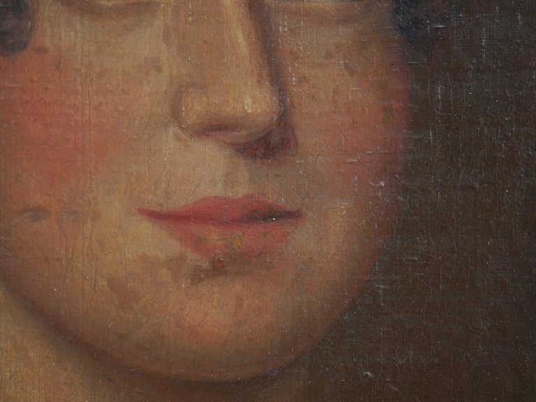 Unknown American Portrait Painting of a Lady of the Verplanck Family