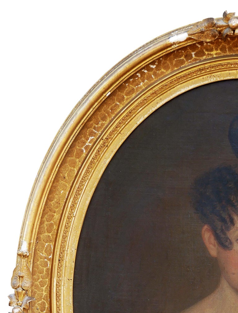 Unknown American Portrait Painting of a Lady of the Verplanck Family