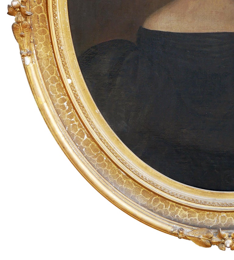 Unknown American Portrait Painting of a Lady of the Verplanck Family