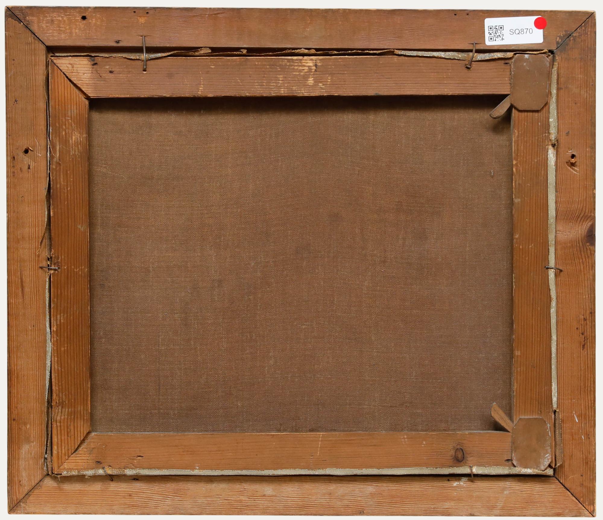 Amerikanische Schule 19. Jahrhundert Öl - Der Vorschlag (Schwarz), Interior Painting, von Unknown