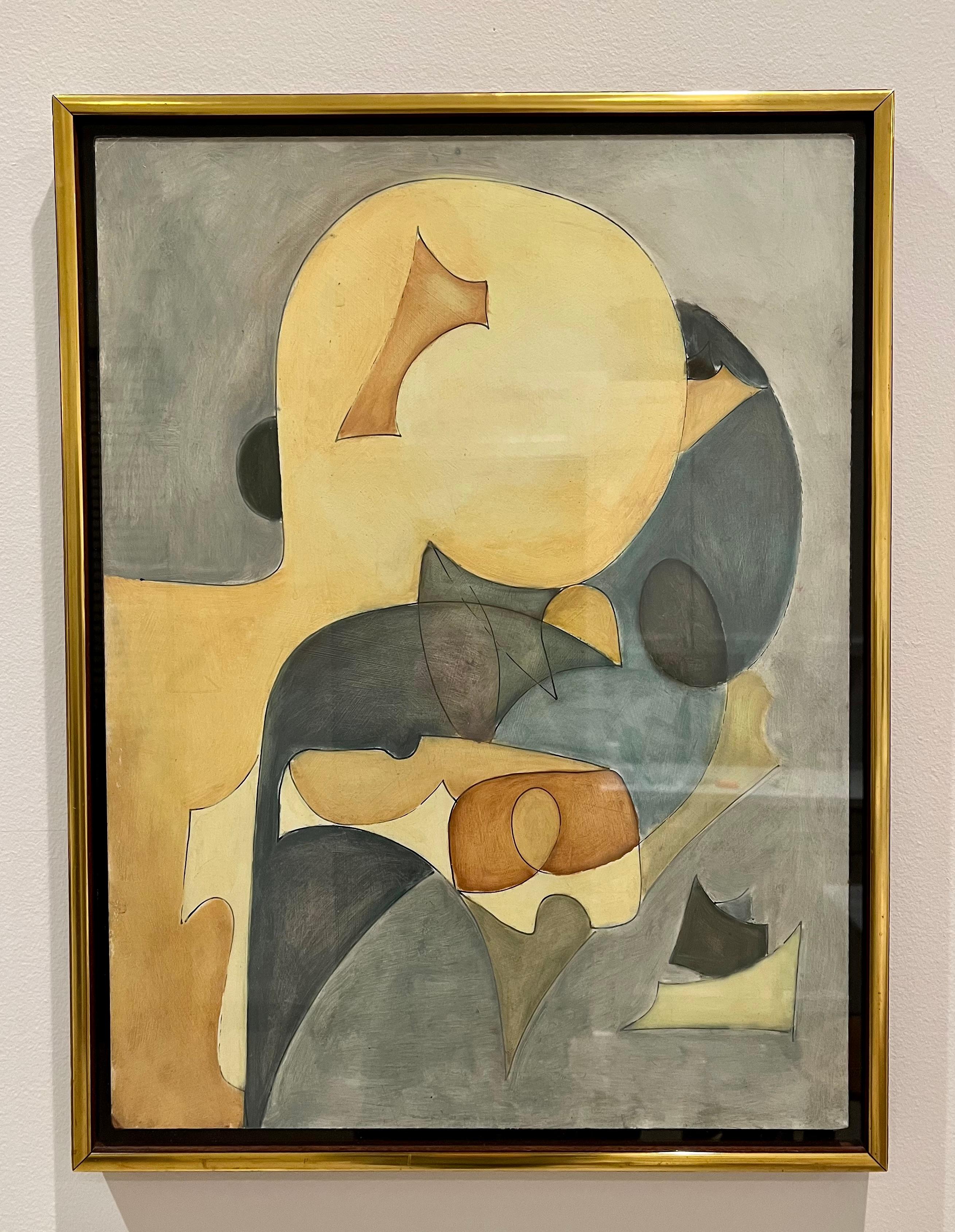 Unknown Abstract Painting - American School, Abstract Untitled