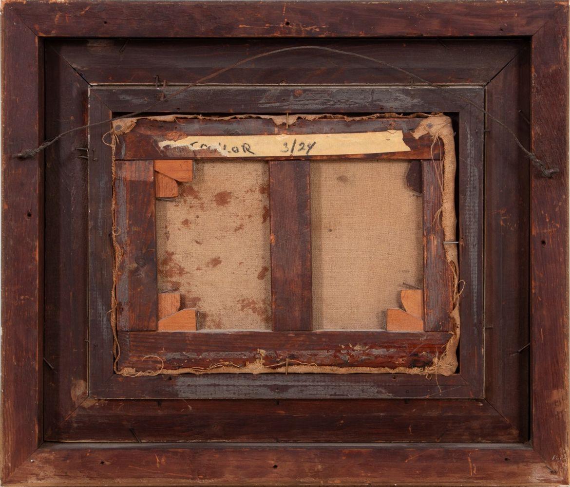 École américaine, Collection I.C. Firewood, 19e C. - Marron Landscape Painting par Unknown