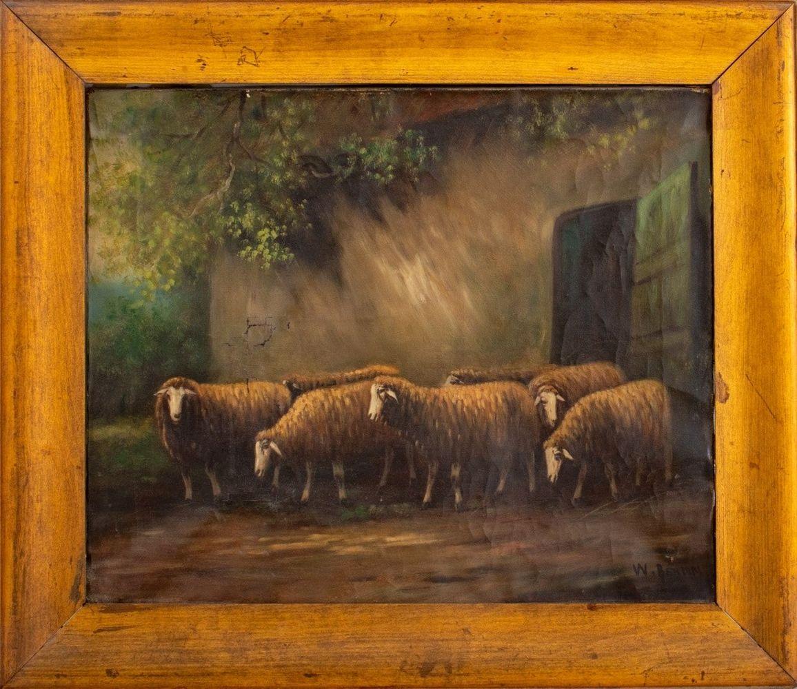 Escuela Americana Rebaño de ovejas