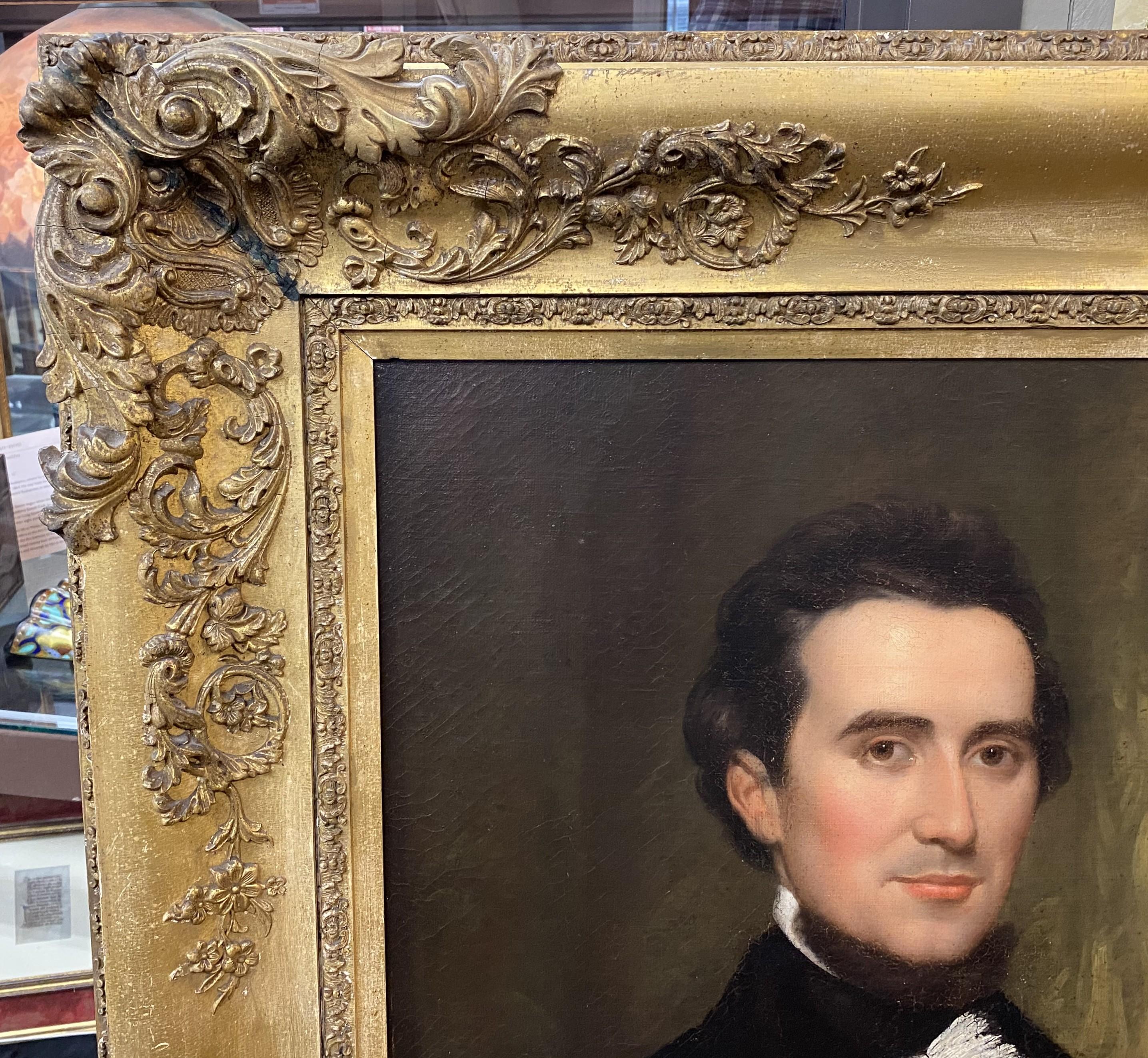 American School Portrait of a Gentleman For Sale 3