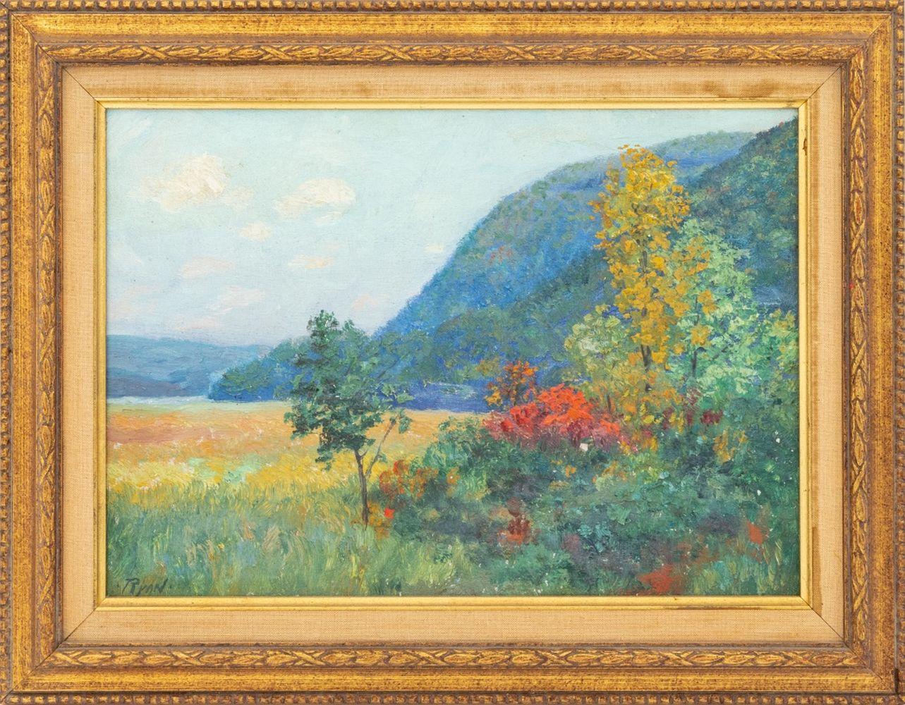 Unknown Landscape Painting - American School, Rolling Hills