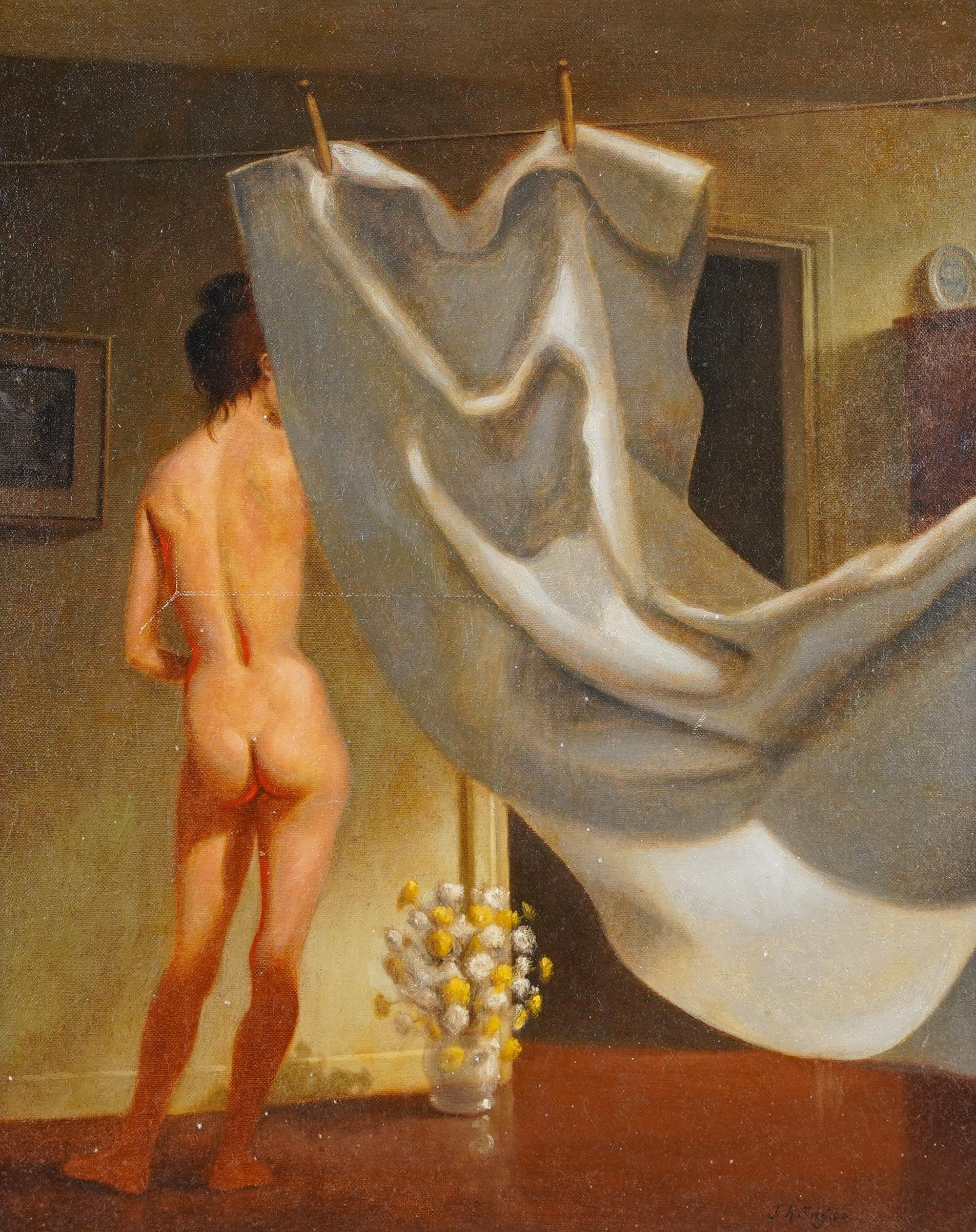 pintura de una mujer desnuda
