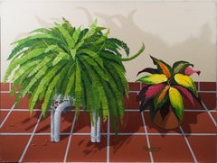 American School Super Realist Still Life Surreal Original Oil Painting