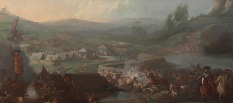 American War Of Independence, Believed to be the Battle of Saratoga - Painting by Unknown