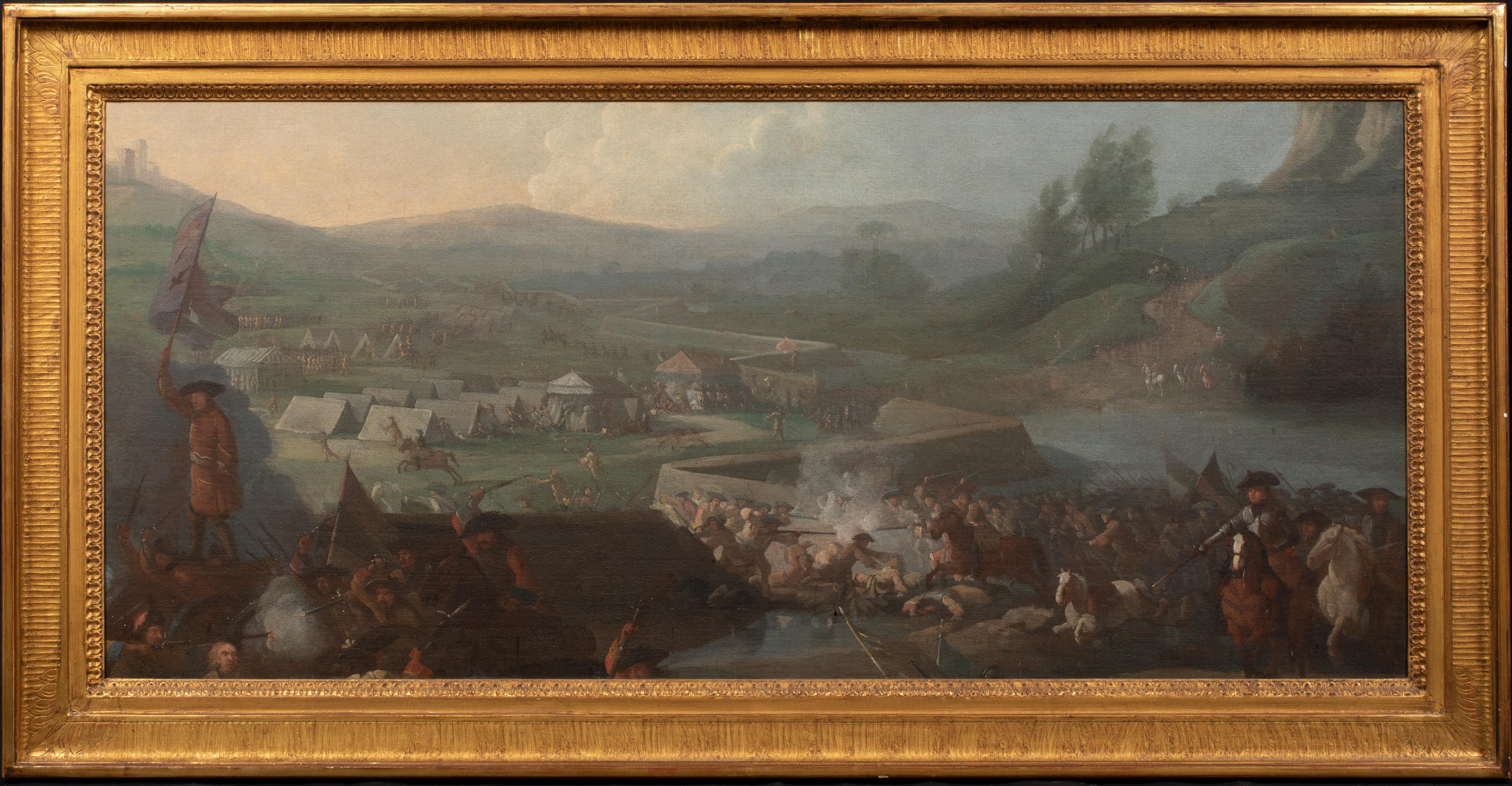 Unknown Landscape Painting - American War Of Independence, Believed to be the Battle of Saratoga