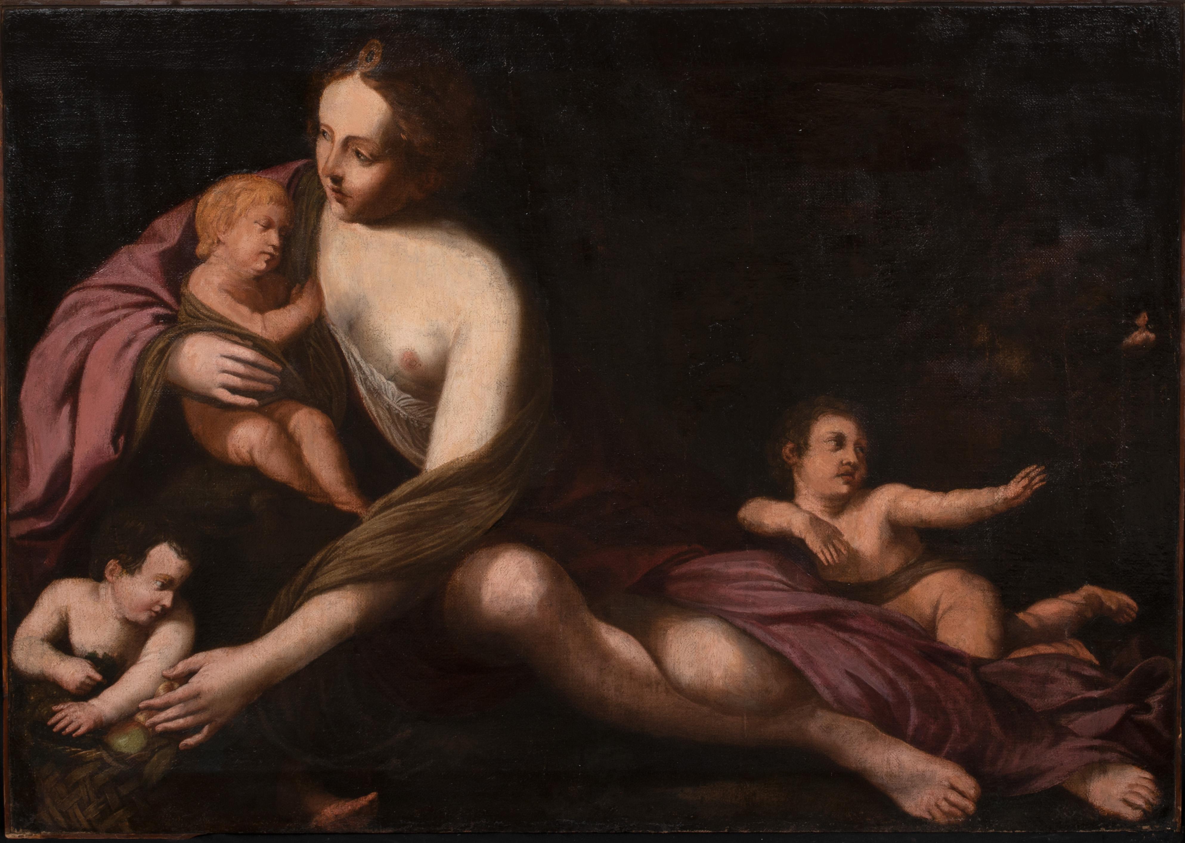 Allegorie der Mutterschaft und der Nächstenliebe, 17. Jahrhundert 