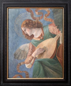 An Angel Playing The Mandolin, 17th Century after the fresco by MELOZZO DA FORLI An Angel Playing The Mandolin, 17th Century after the fresco by MELOZZO DA FORLI
