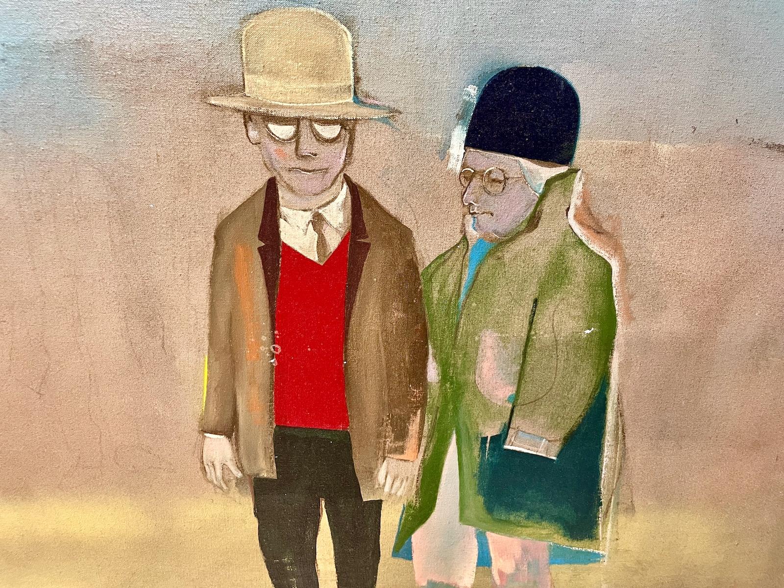 Una coppia di anziani - Painting di Unknown