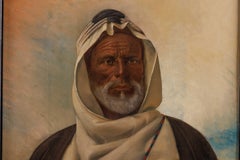 An Exceptional Quality Orientalist Portrait of  "A Moorish Chief"