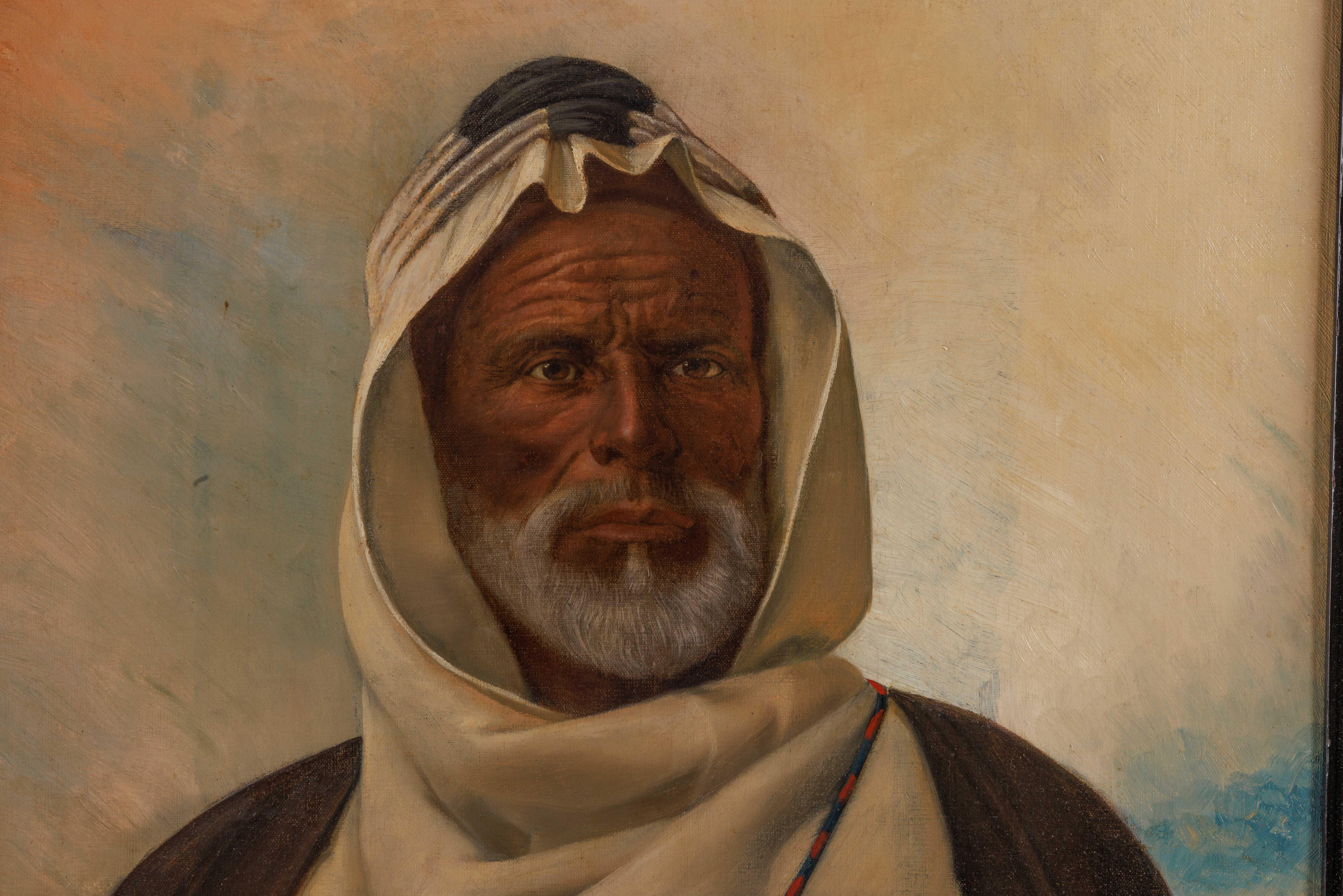 An Exceptional Quality Orientalist Portrait of  