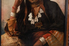 An Exceptional Quality Orientalist Portrait of "The Moroccan Chief"