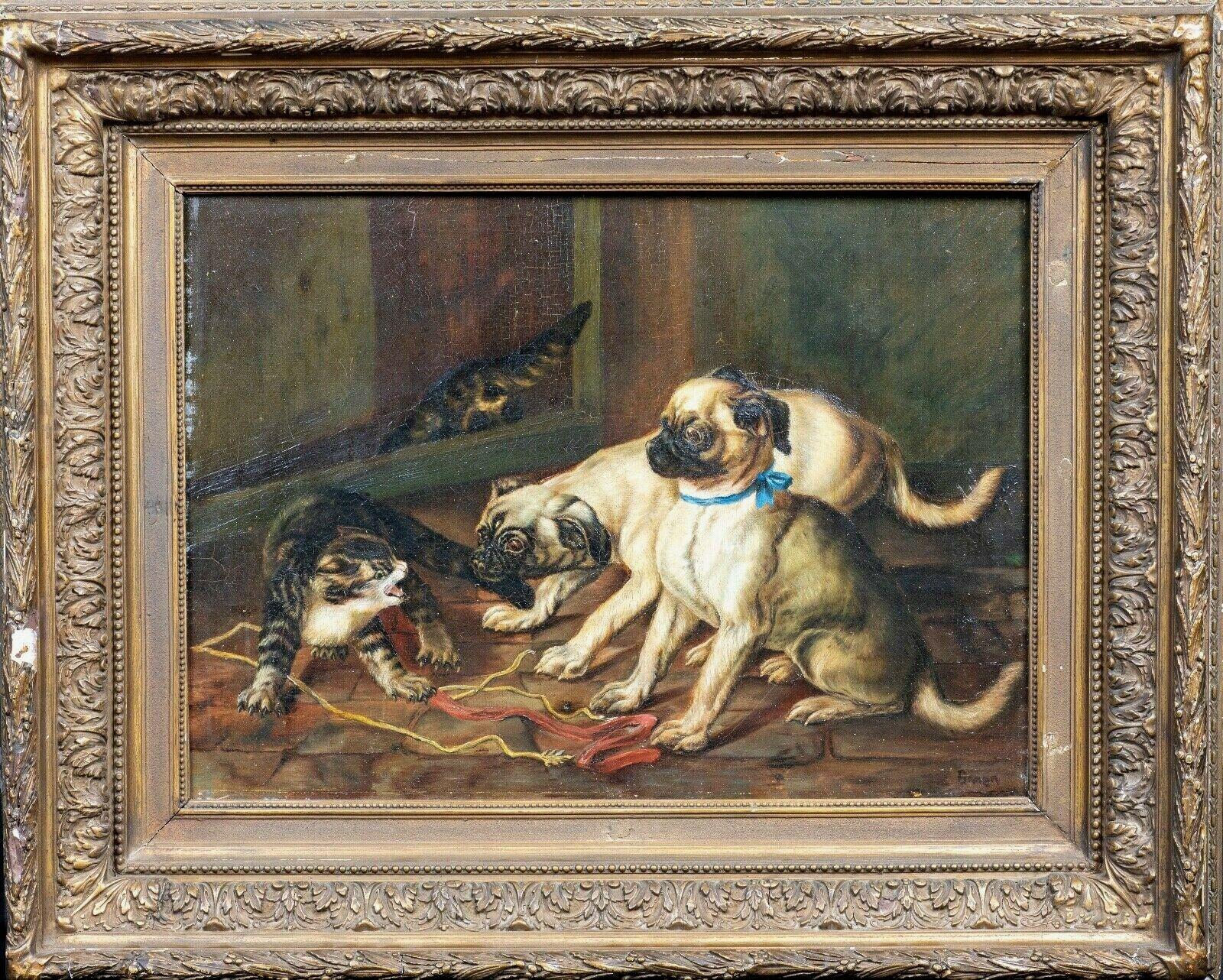 Unknown Portrait Painting – Eine unerwartete Überraschung, 19. Jahrhundert