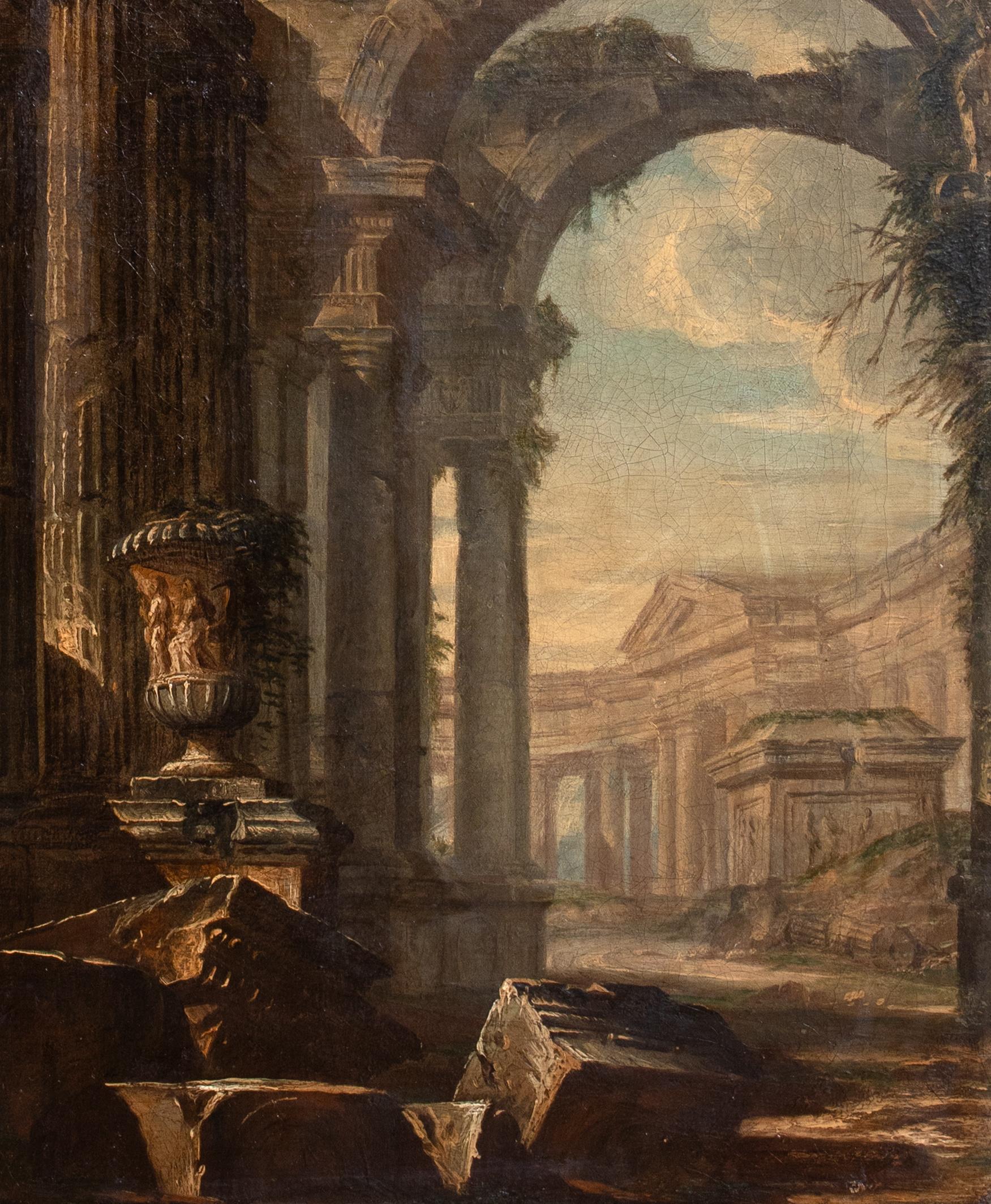 Ancient Roman Architectural Ruins, 18th Century  Giovanni Nicolas SERVANDONI For Sale 1