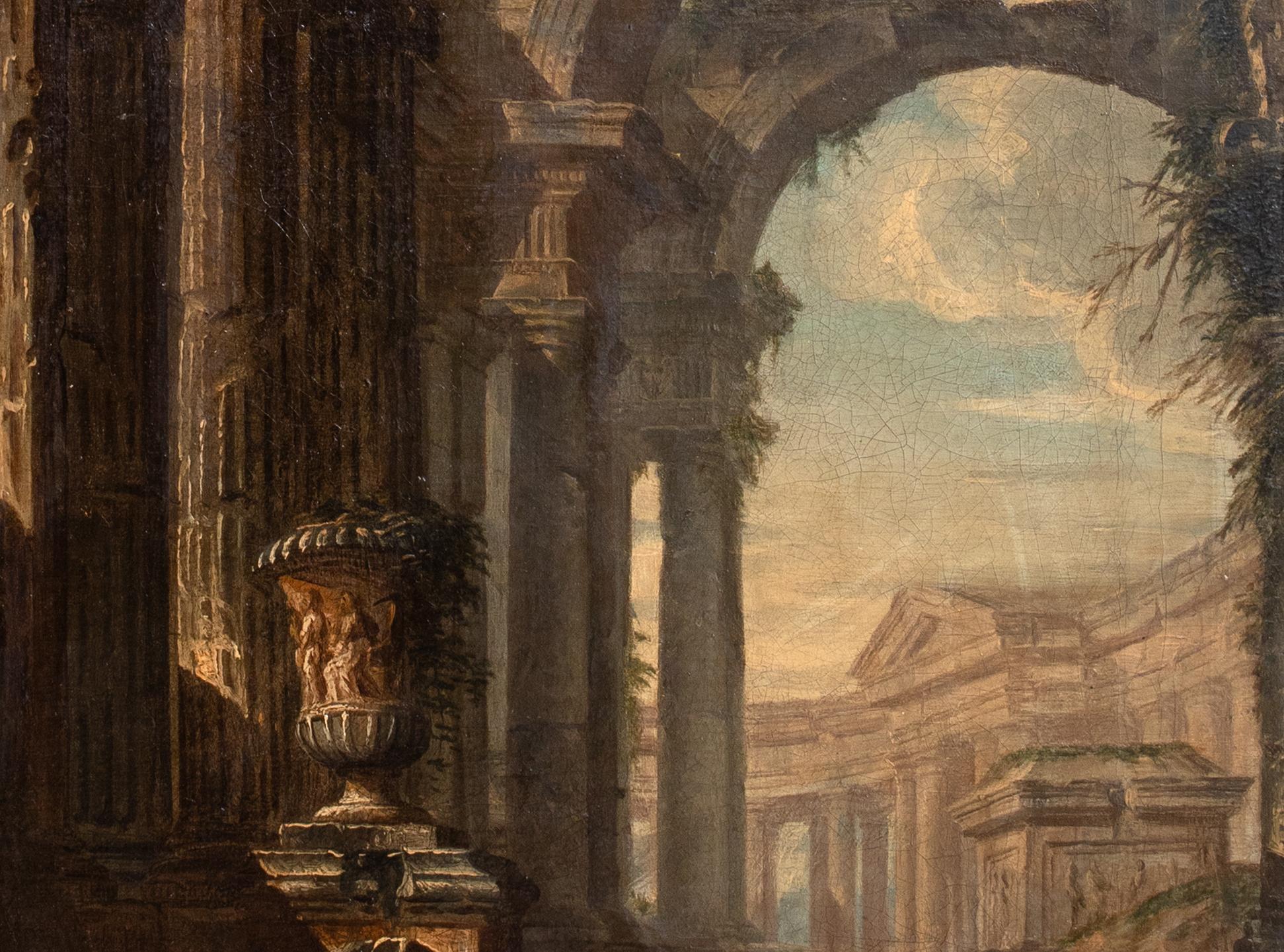 Ancient Roman Architectural Ruins, 18th Century  Giovanni Nicolas SERVANDONI For Sale 2