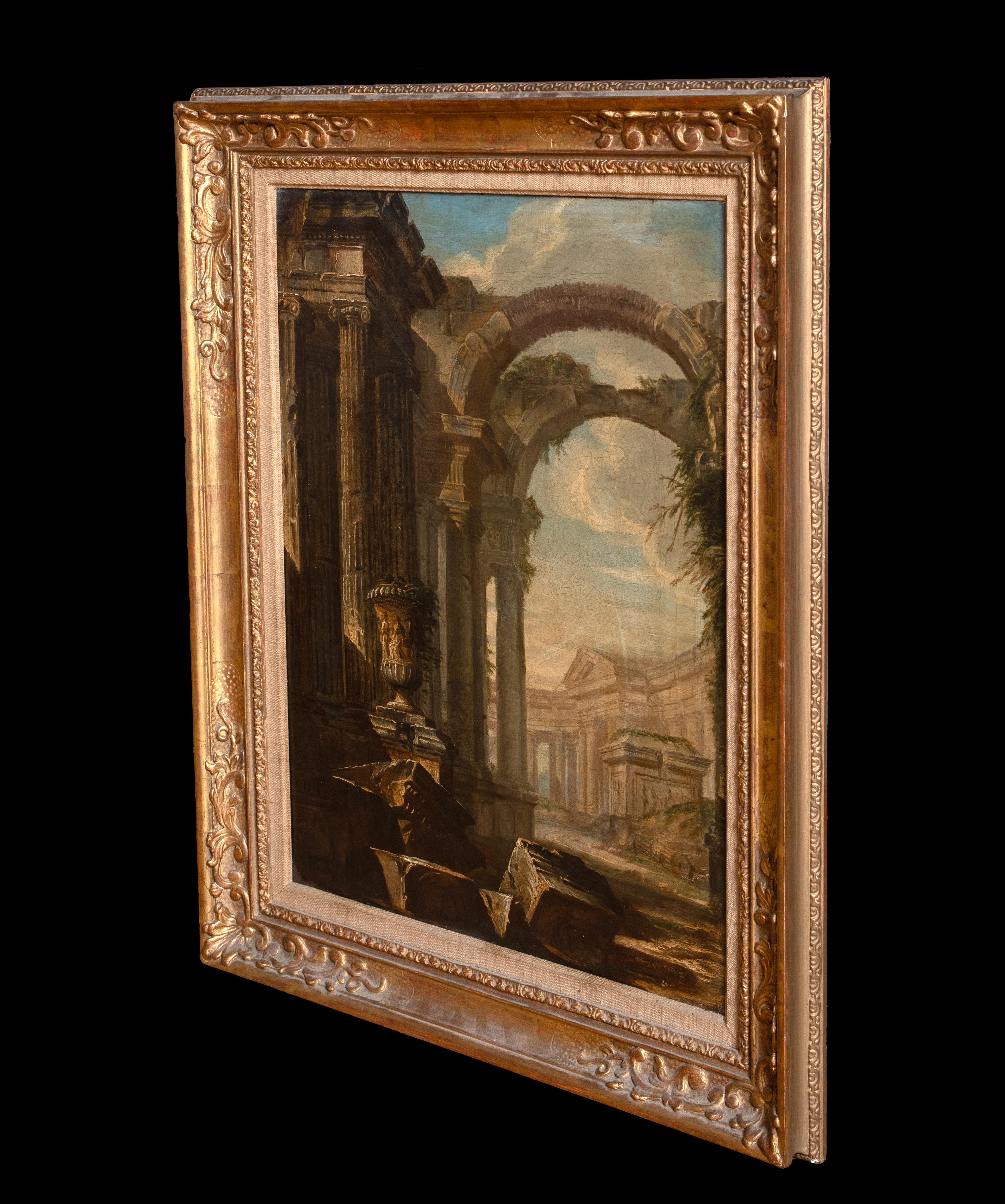 Ancient Roman Architectural Ruins, 18th Century  Giovanni Nicolas SERVANDONI For Sale 4