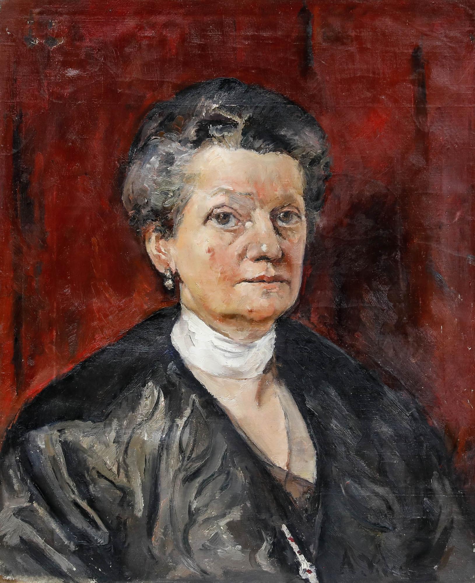 Andre-Leon Vivrel (1886-1976) - Óleo de principios del siglo XX, Dama de la casa - Painting de Unknown