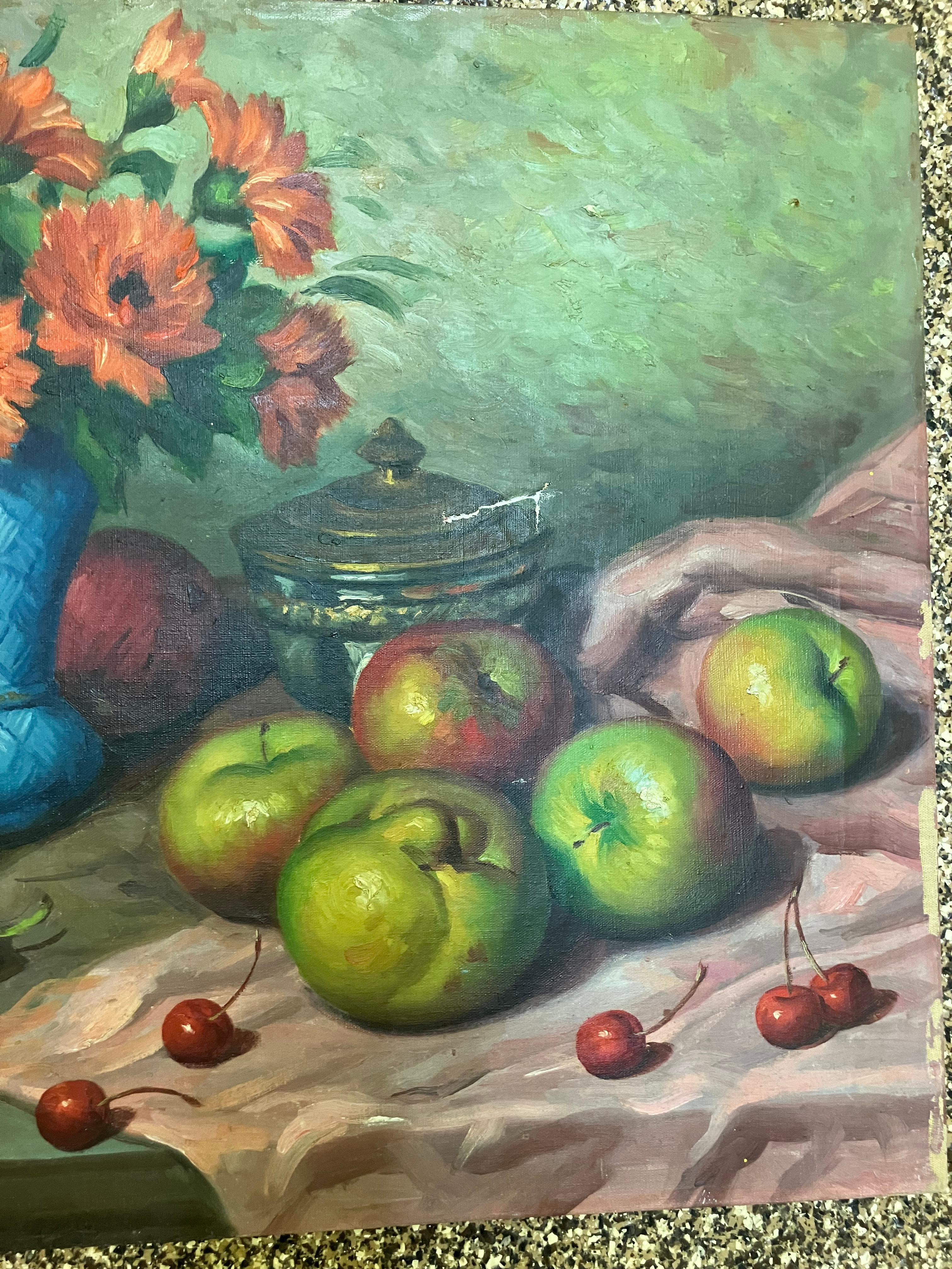 Andres Carceller Nunez Stillleben – Painting von Unknown
