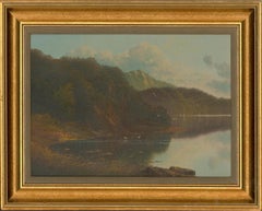 Andrew G. Kurtis  - Signed & Framed Contemporary Oil, On the Riverside