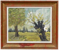 Angelo Hecq (1901-1991) - 20. Jahrhundert Öl, Sommerbäume