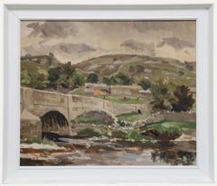 Angus Bernard Rands (1922-1985) - 1968 Oil, Conistone Bridge, Wharfedale