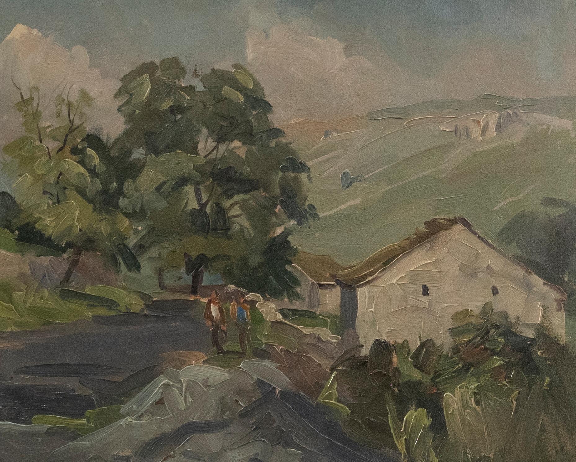 Angus Bernard Rands PS (1922-1985) - 1974 Oil, Summer House at Kilnsey - Painting by Unknown