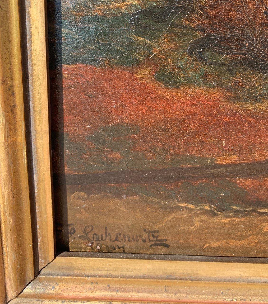 Animalier pittore britannico - Dipinti di cani del XIX secolo - Charles Cavalier Spaniel in vendita 5