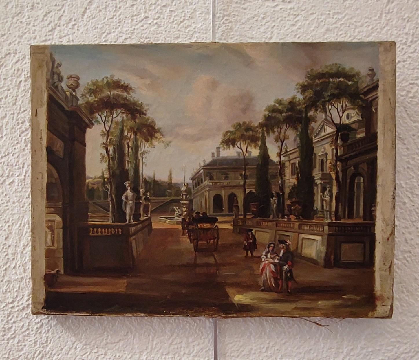 Paesaggio animato - Painting di Unknown