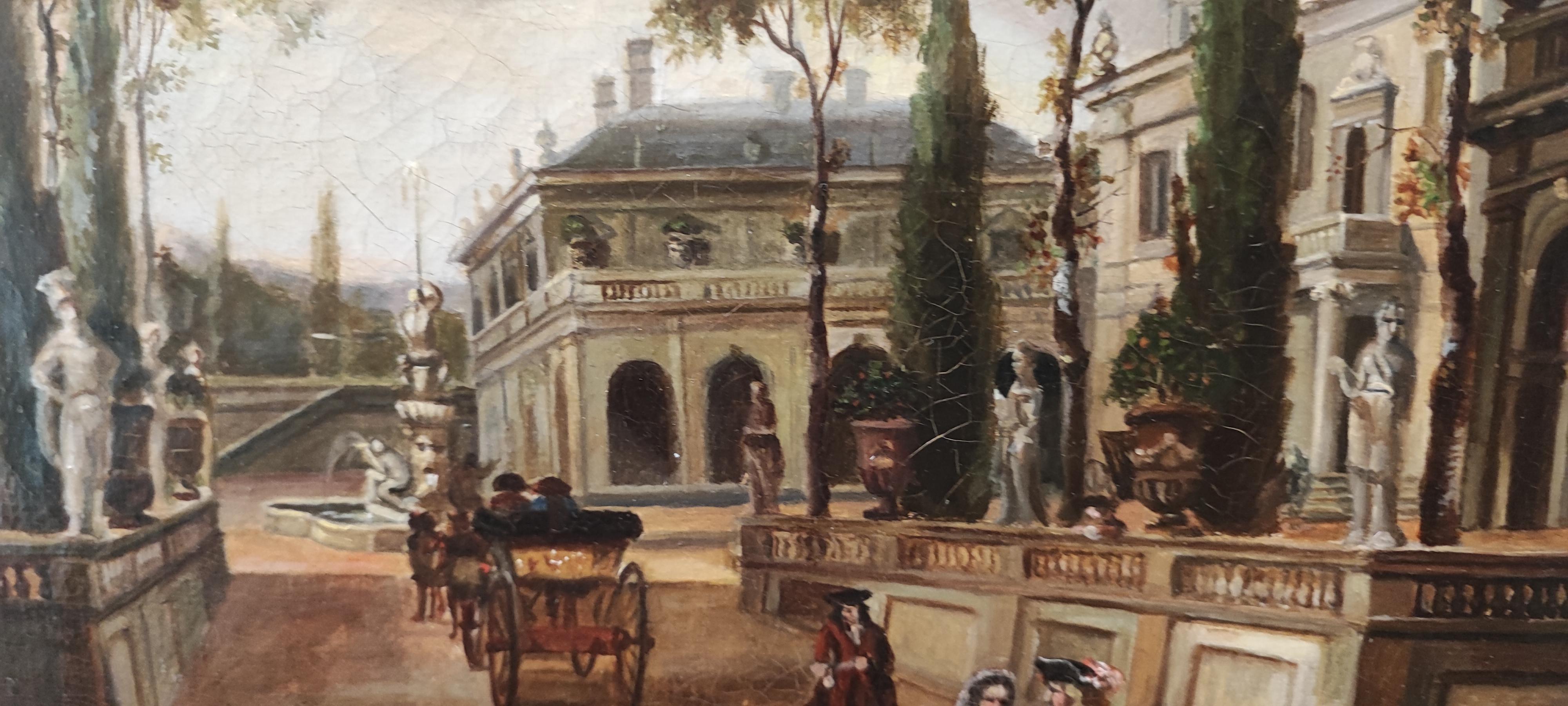 Paesaggio animato - Painting Accademia di Unknown